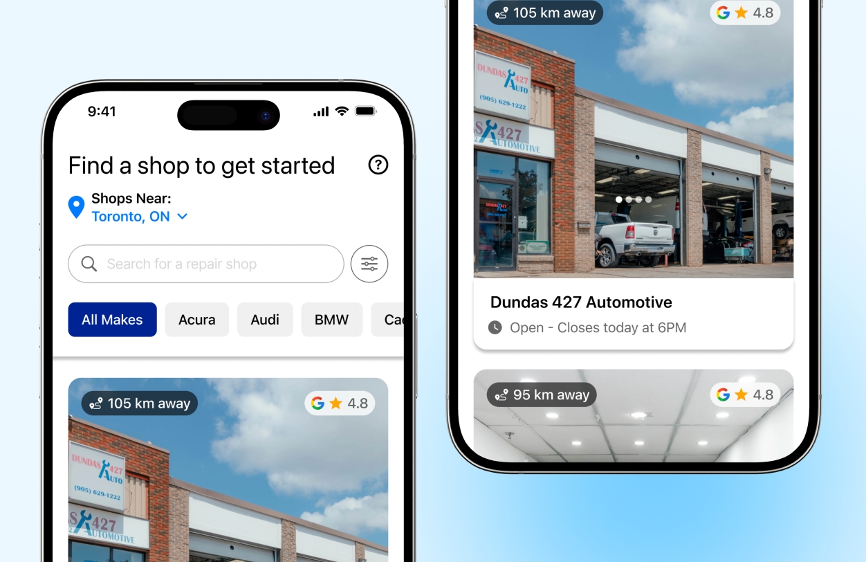 Apex Auto app screens