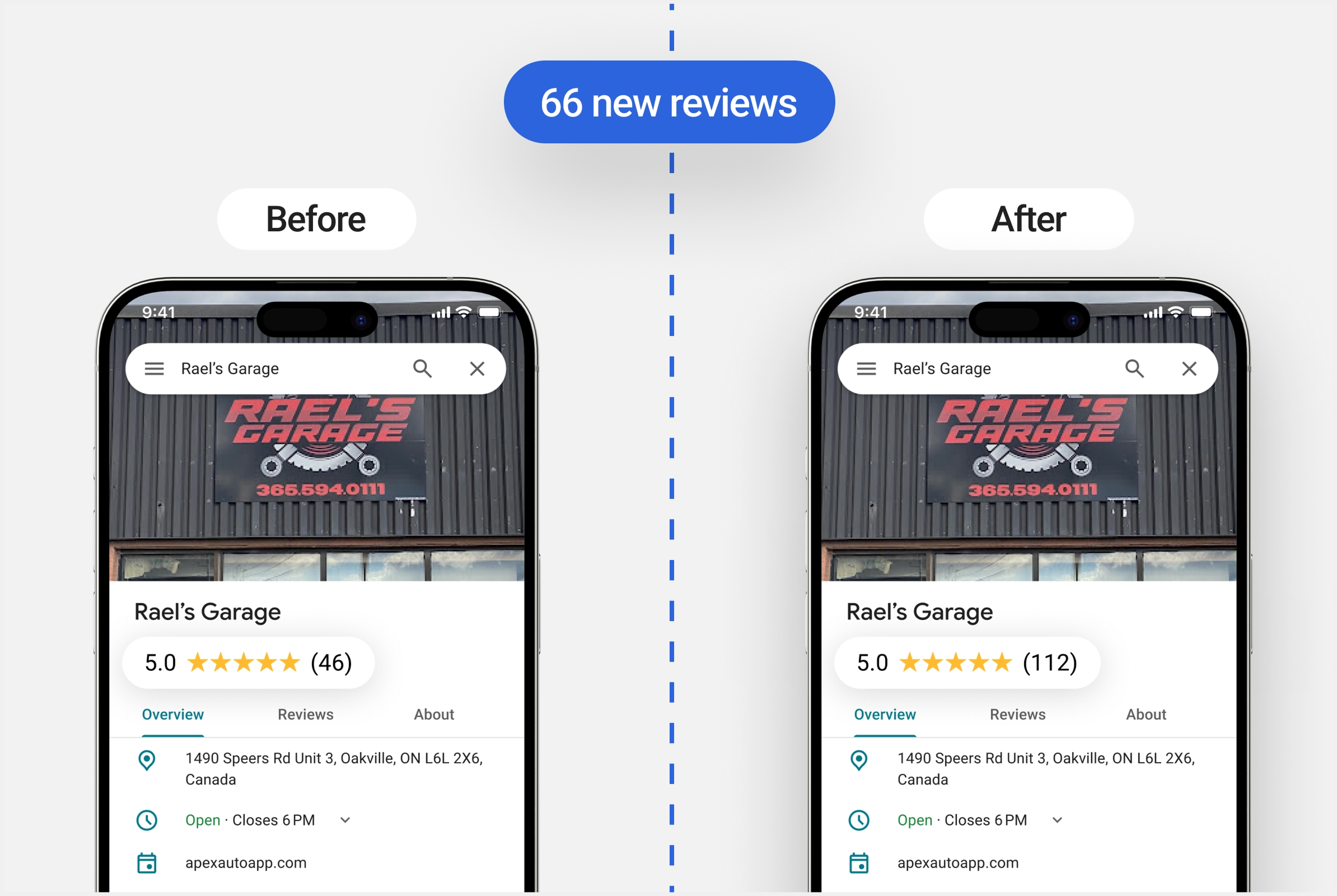 Before & After: real shop, real results — slide 7
